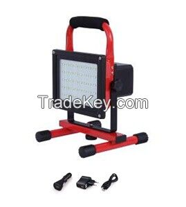 16W Rechargeable flood light with adjustable lamp body