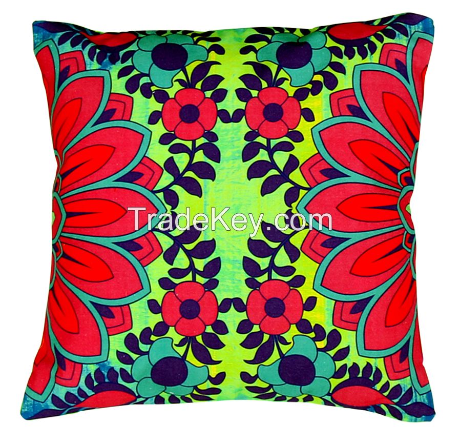 Designer Floral Pattern Cushion Covers