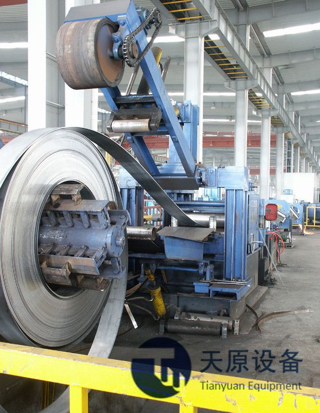 Gas pipe production line