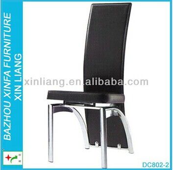 Hot Sale New design ghost pvc Cheaper Metal dining chair