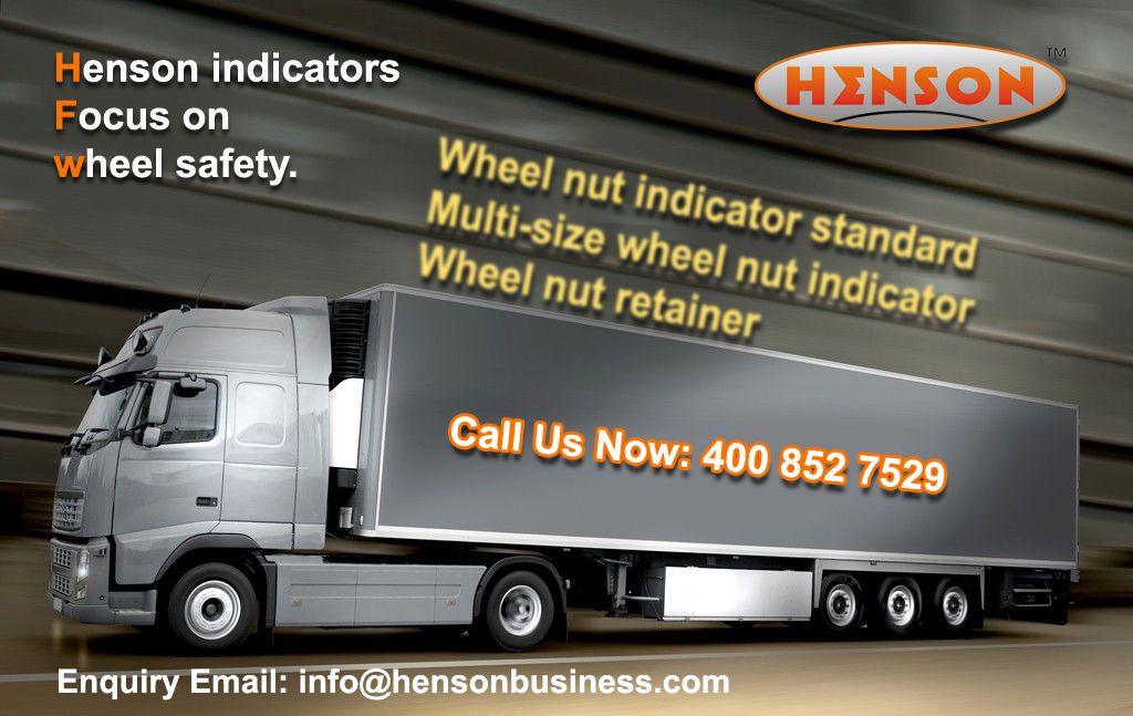 32mm Wheel nut indicator for truck trailers