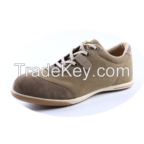 Men's Steel Toe Canvas Safety Shoes 9124#