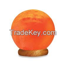 HIMALAYAN ROCK SALT LAMP (WORLD GLOBE)