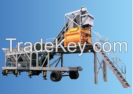 new type of YHZS40 mobile batching plant