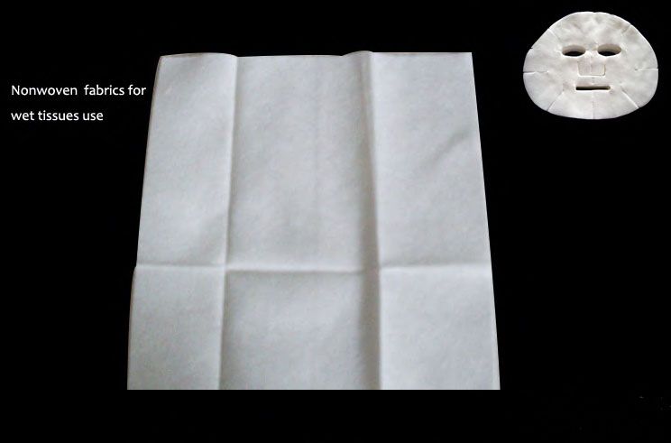 Spunlaced non woven fabrics for wet tissue