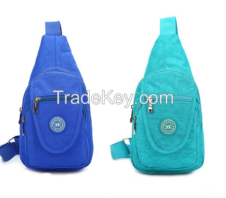 factory price nylon fabric chest bags