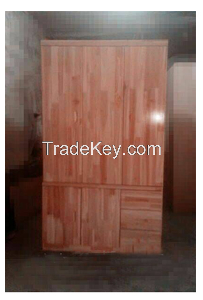 Solid wood  three-door cabinet