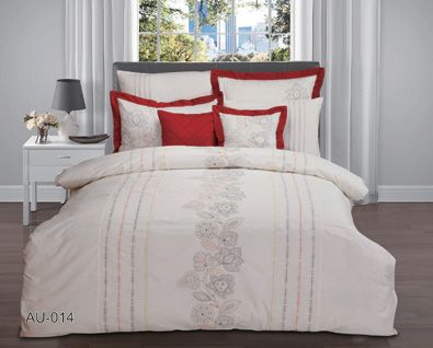 100% Cotton bedding set with  cushion cover