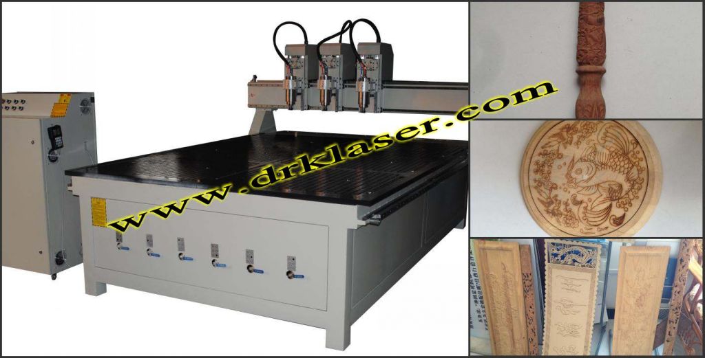 woodworking engraving/cutting machine for wood