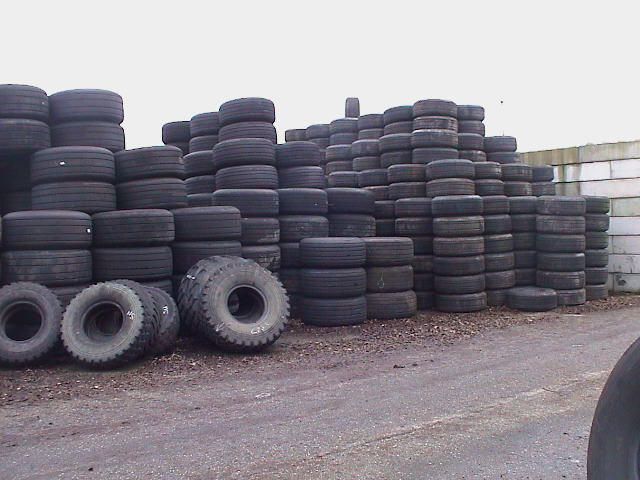 Summer / winter tires (tread 2-4 mm) in large quantities - used tires