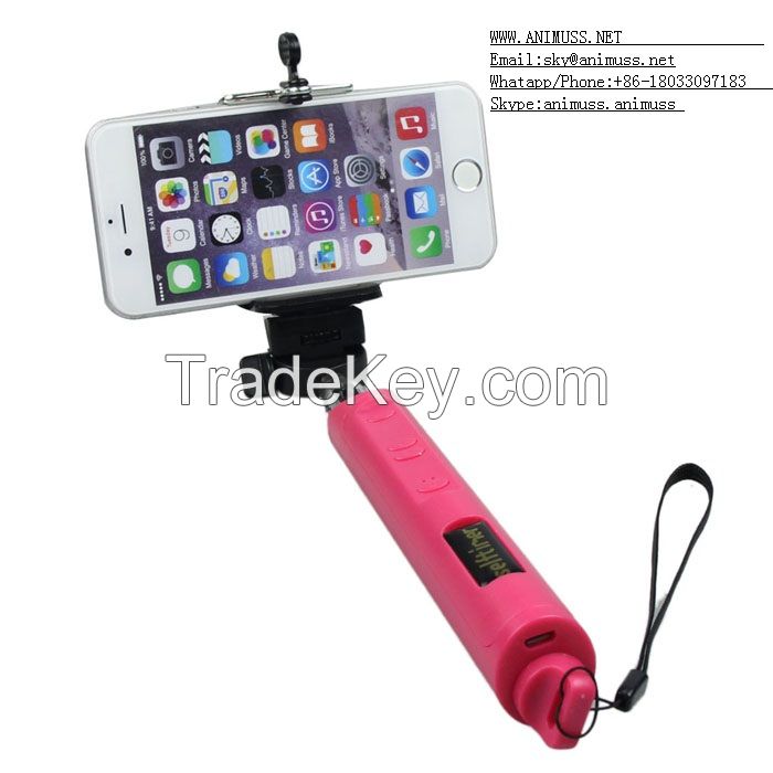 ANIMUSS ELE Best seller Bluetooth Monopod Self Photo Selfie Stick For IPhone 6 5 4s Samsung Note S4 S3 IOS Android Smart Phone May 05