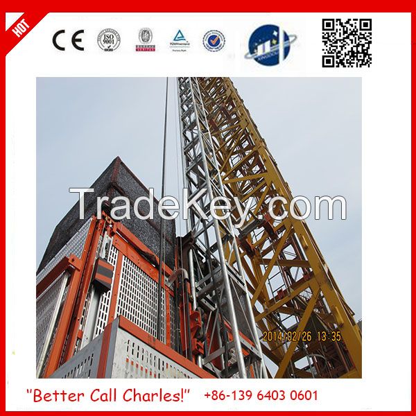 Construction hoist lifter for builders