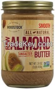 Fresh raw almond butter