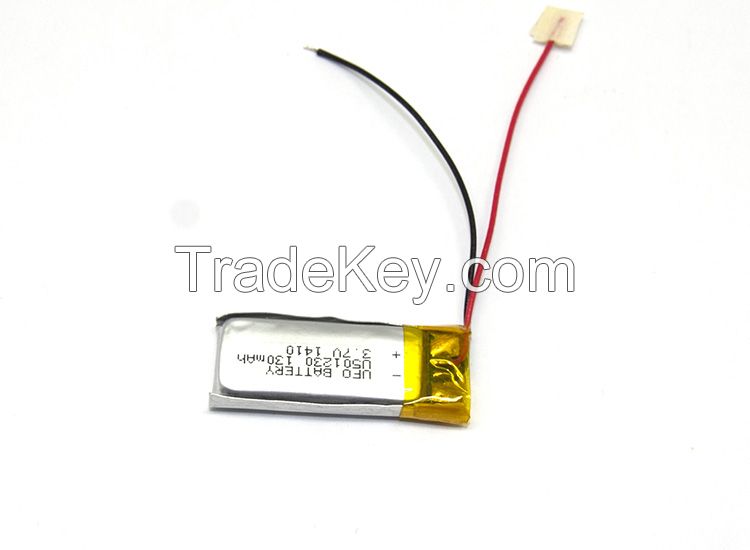 3.7V 130mAh Lithium Polymer Battery