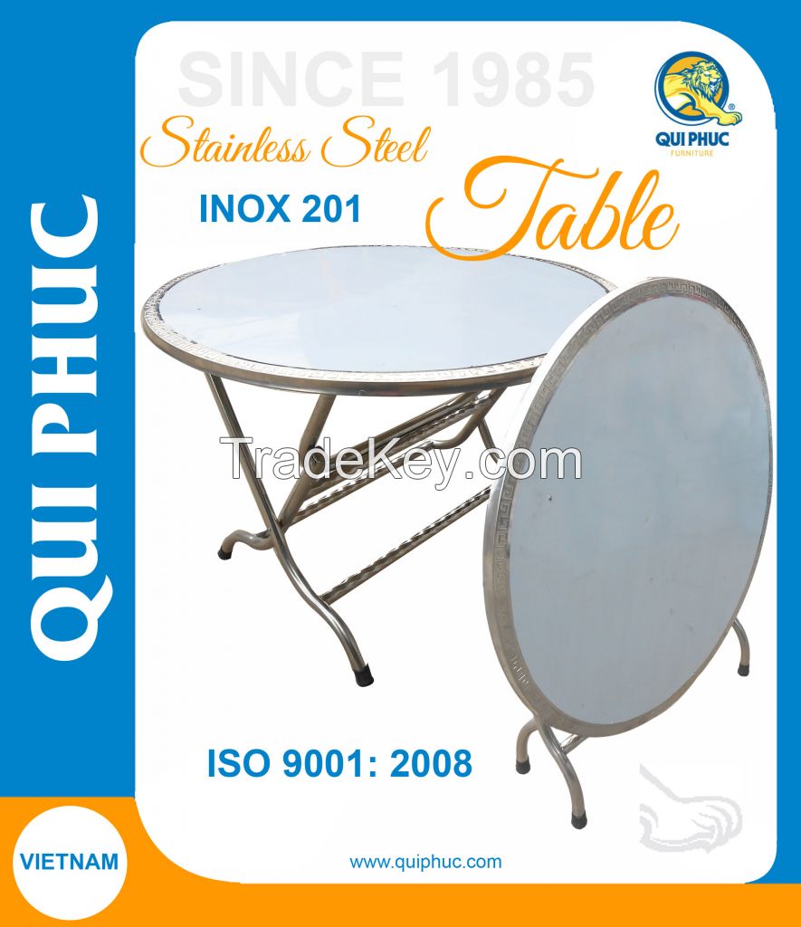 Quiphuc High quality Stainless steel table 1.2m, 4' feet