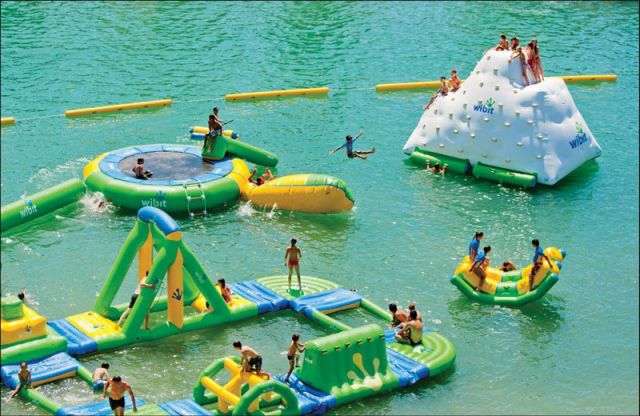 Amazing Giant PVC Inflatable Water Park Games for Outdoor Summer Water Games