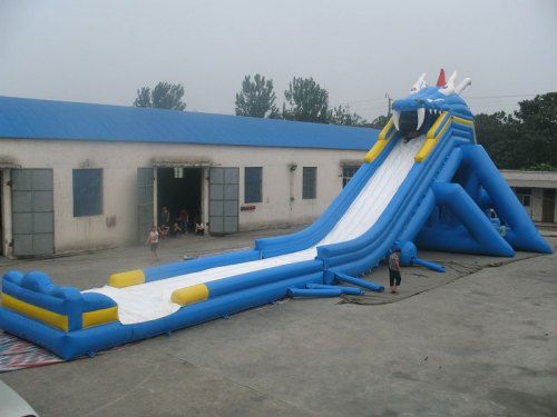 Giant inflatable water slide for aqua water park / Playground largest inflatable hippo water slide
