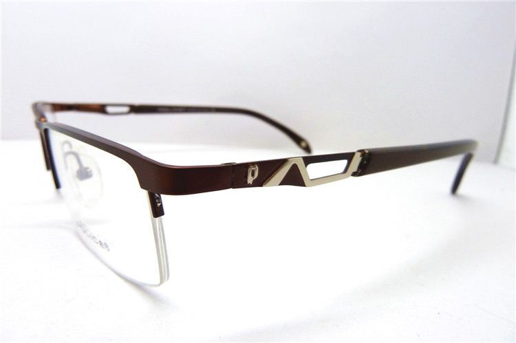 Supply brand metal optical eyeglasses frame half rim eyewear spectacles P287