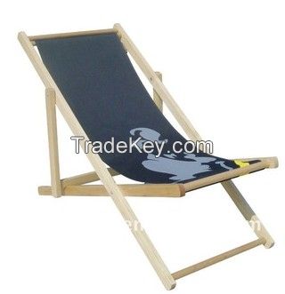 Folding Wooden Deck Chair
