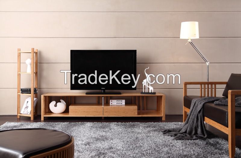 Simple Practical bamboo Tv Cabinet