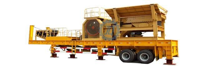 Mobile crusher station(Crawler / Rubber tyred mobile crushing plant)