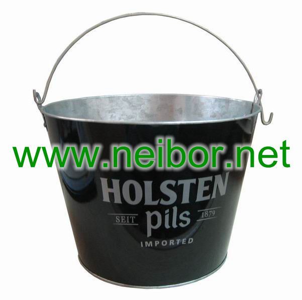 tin ice bucket tin pail gourmet bucket metal bucket bottle cooler
