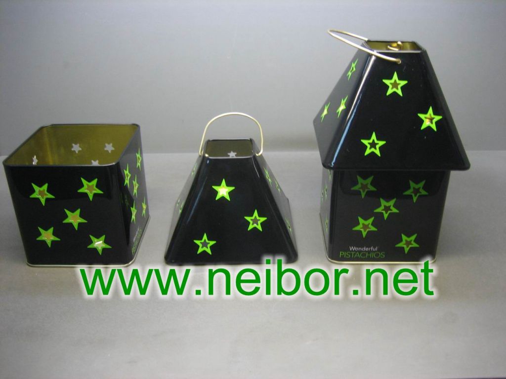 tin lantern lantern tin box candle holder candle box