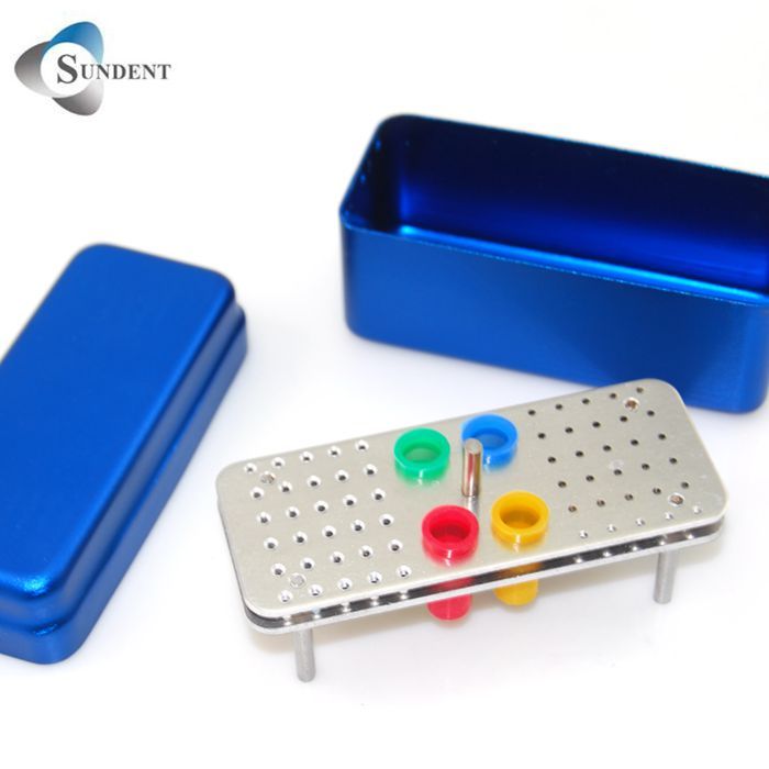 Dental Burs Holder Autoclave Sterilizer Case Disinfection Box