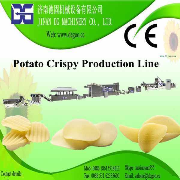 Automatic 2d Potato Crispy Pellets Extruder Machine Production Line