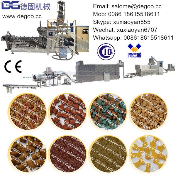 Automatic Floating Fish Feed Pellets Extruder Machine Production Line
