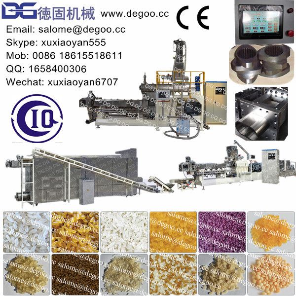 Artificial/Extruded/Enriched/Reconstituted/Man-made/Nutritional Rice Machine Production Line