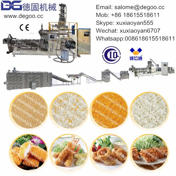 Panko Breadcrumb Bread Crumb Extruder Machine Production Line