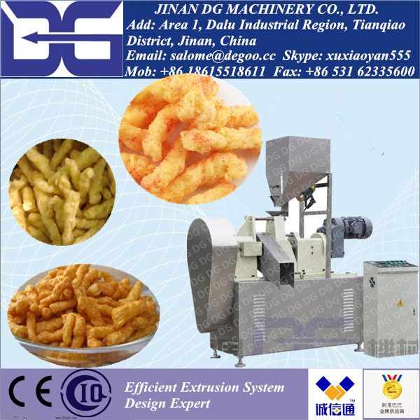 Automatic Cheetos/Kurkure/Nik Naks/Corn Curls Snack Food Extruder Machine Production Line