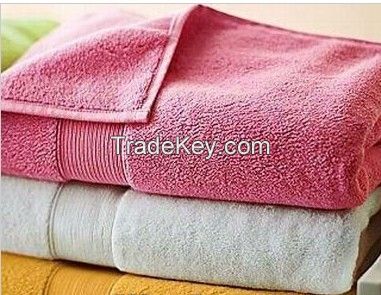 Dyed Velvet Fabric Bath Towel