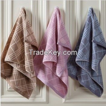 100% cotton stock jacquard terry towel