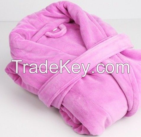 Plum Velour Bathrobe