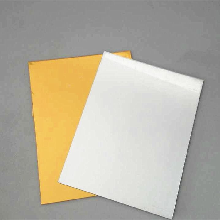 Supply High Reflective Silver Acrylic Mirror Sheet Gold Acrylic Mirror Sheet