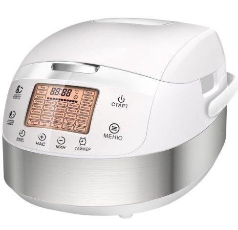 Voice assist LCD rice cooker