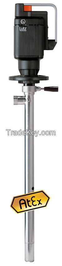 Drum pump MP-SS Ex for mixing and pumping