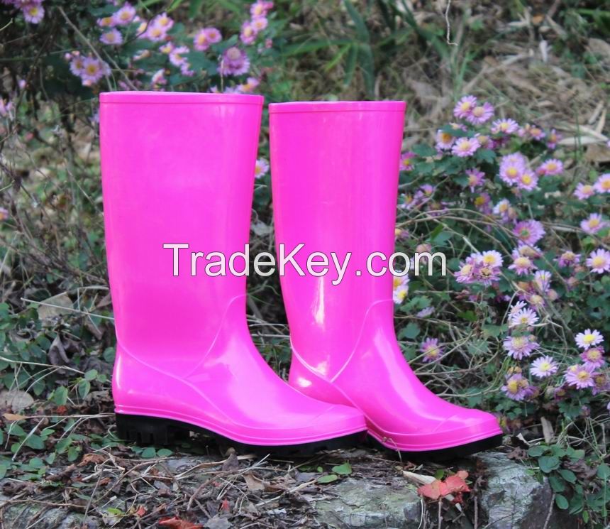 New Fashion Printing PVC Rain Boots, Woman Rain Boot, Boots