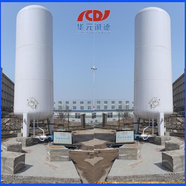 Low vaporizing rate liquid nitrogen storage tank