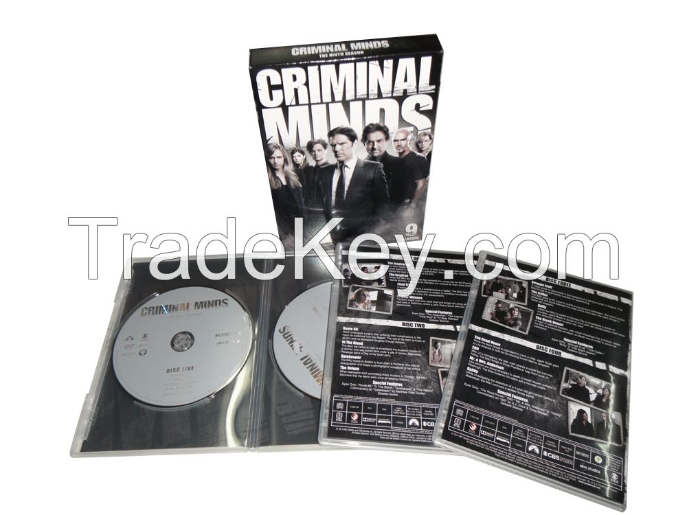Criminal Minds Season 9 275g 6DVD 3pcs 0.7 white box