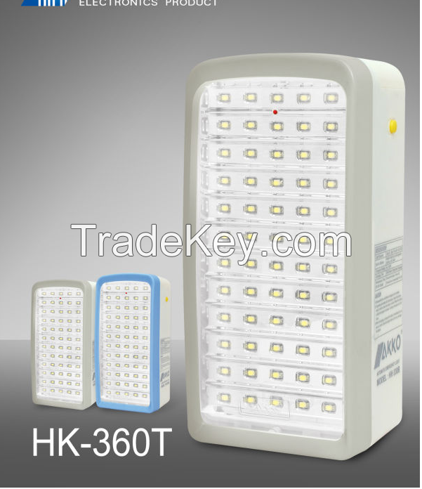 MODEL NO.360T 60PCS SMD LED EMERGENCY RECHARGEABLE LAMPS