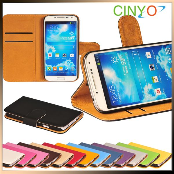 wallet leather case, wallet case for samsung galaxy s4 i9500 with card holder