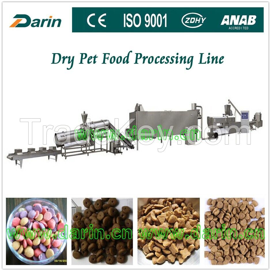 Extruded Dry Pet Food Production Line, Dog Food Extruder