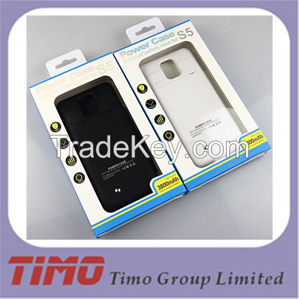 Hot-selling Christmas Gift Battery Case for Samsung S5 3200mah Battery Pack