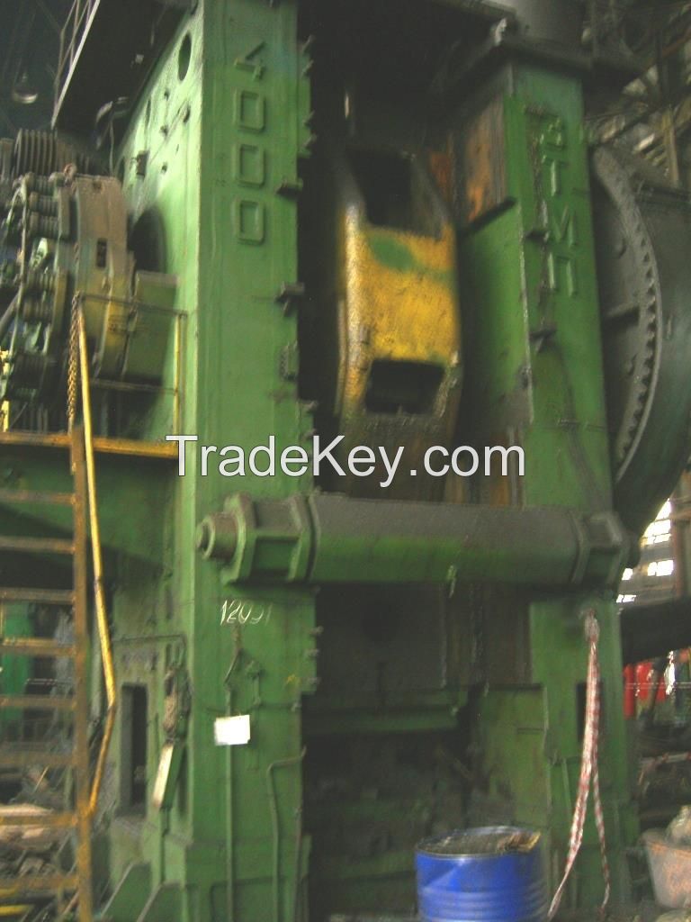 VORONEZH MECHANICAL FORGING PRESS 4000 tons CAPACITY TYPE KA8546