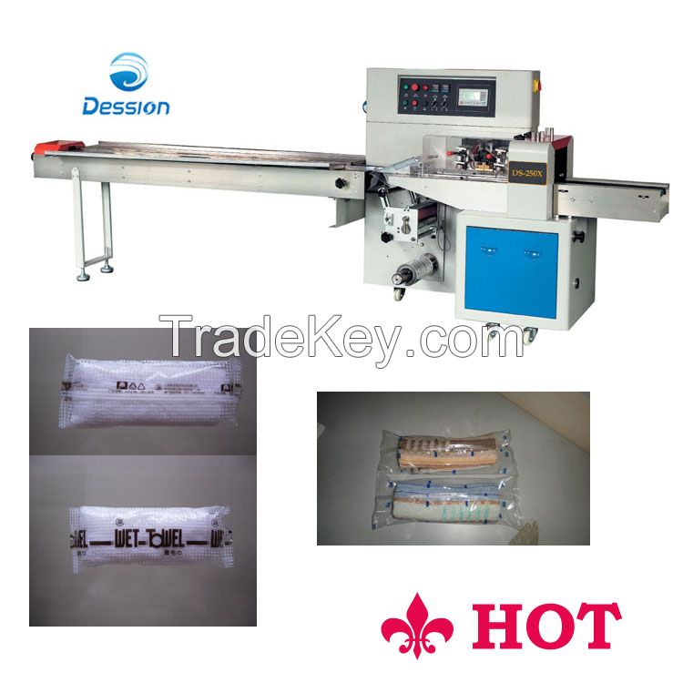 Wet towel, towel packaging machine