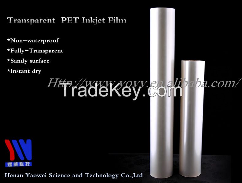 Inkjet Clear Matte Plate Making Film