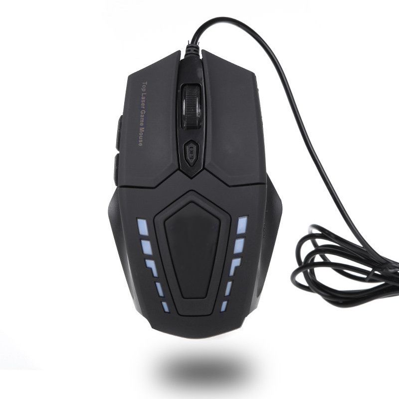 6D Buttons 2400DPI Top Laser Game Mouse 2.4GHz Wire 2000DPI Optical USB Gaming Mouse For PC and Laptop